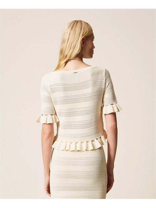 Maglia con volant TWINSET | TP3082/00059